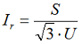 Номинальный ток трансформатора определяется по формуле