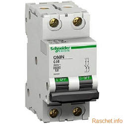 Выбор автоматического выключателя IC60N фирмы «Schneider Electric»